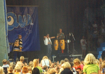 Aqua koncert på 5'øren sommeren 1998